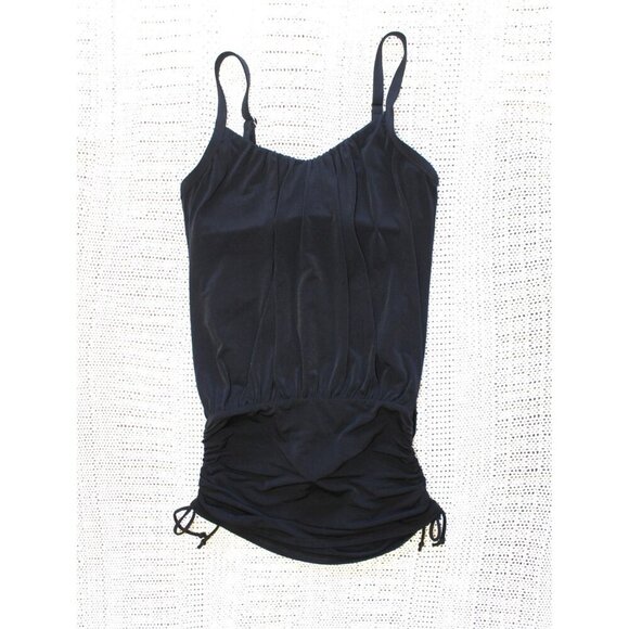 Magicsuit Shelly one piece Solid black swimsuit Underwire Size 6 drawstrings - Picture 3 of 12